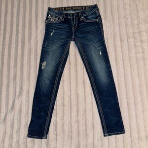 Rock Revival Cuffed Skinny Jeans
